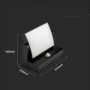 V-TAC 17W LED proiector fațadă corp de iluminat senzor de mișcare negru IP65 VT-11020S 4000K 2520lm. small 6