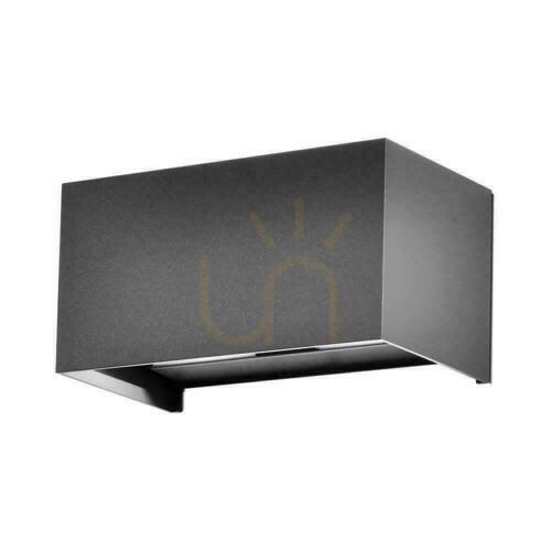 Verifica Aplică de exterior V-TAC VT-8125 LED 24 W 4000K sus-jos IP65 gri 2720 lm