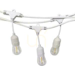 Ghirlandă de grădină V-TAC Alb 15 metri 15 corpuri E27 Cauciuc+Socket IP54 VT-713 small 0