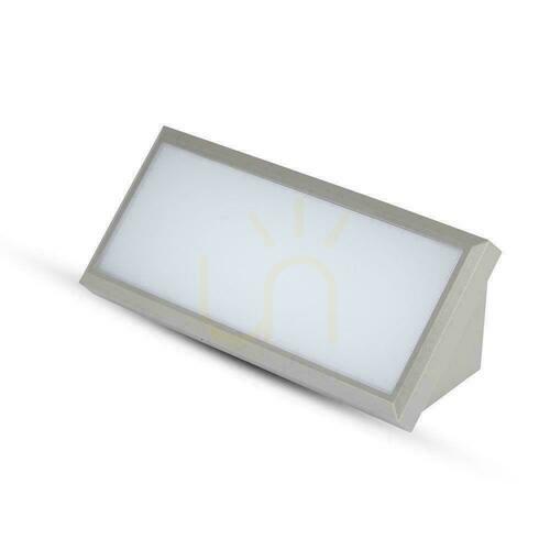 Verifica V-TAC 12W LED Beveled Gray IP65 VT-8054-N 6400K 1250lm Wall Luminaire.