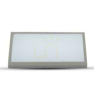 V-TAC 20W LED Beveled Gray IP65 VT-8055-N 3000K 2050lm Wall Luminaire. small 3