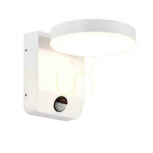 Verifica Proiector fațadă Luminaire V-TAC 17W LED senzor de mișcare rotund alb IP65 VT-11020S 4000K 2520lm