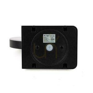 Proiector fațadă corp de iluminat V-TAC 17W LED senzor de mișcare rotund negru IP65 VT-11020S 4000K 2520lm small 3