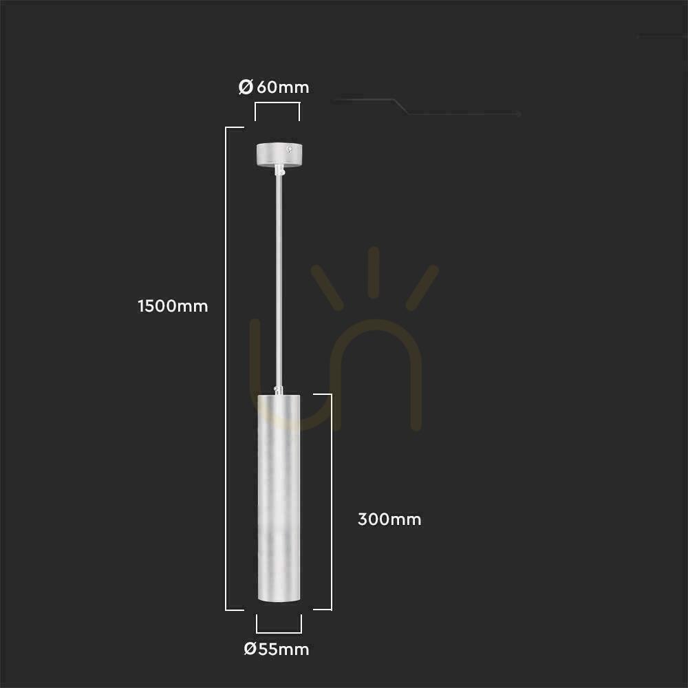 Verifica Pendul V-TAC GU10 negru din aluminiu 55x300mm VT-976-300-B, garanție 3 ani Pendul V-TAC GU10 negru din aluminiu 55x300mm VT-976-300-B, garanție 3 ani