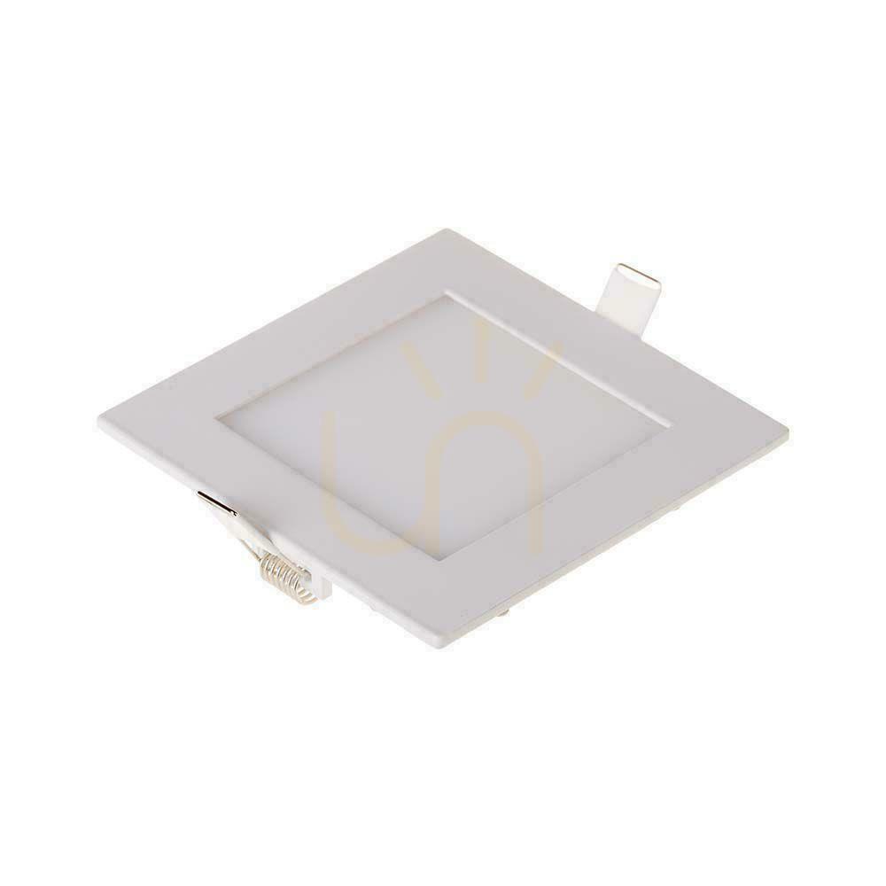 Vedere V-TAC Premium LED Downlight Panel 6W Square 120x120 VT-607 6400K 490lm V-TAC Premium LED Downlight Panel 6W Square 120x120 VT-607 6400K 490lm