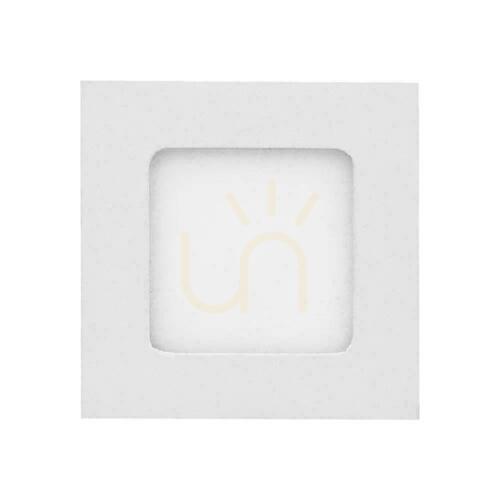 Verifica V-TAC Premium LED Downlight Panel 6W Square 120x120 VT-607 6400K 490lm