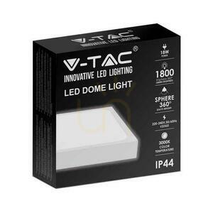 Plafond V-TAC 18W LED pătrat IP44 23x23cm alb VT-8618W-SQ 6500K 1800lm. 2 Plafond V-TAC 18W LED pătrat IP44 23x23cm alb VT-8618W-SQ 6500K 1800lm. small 2
