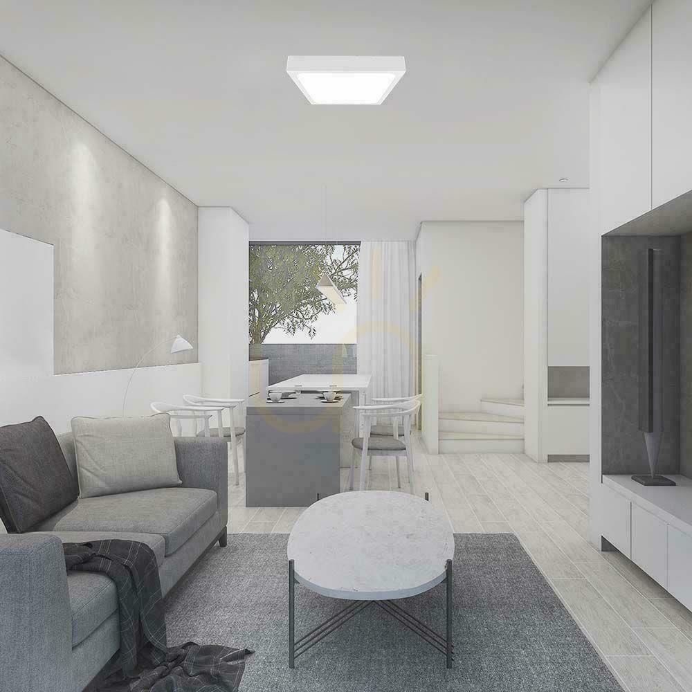 Spectacol Plafond V-TAC 18W LED pătrat IP44 23x23cm alb VT-8618W-SQ 6500K 1800lm. Plafond V-TAC 18W LED pătrat IP44 23x23cm alb VT-8618W-SQ 6500K 1800lm.