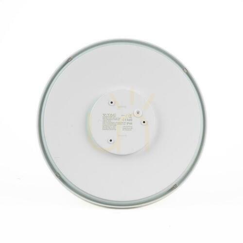 Verifica Plafond V-TAC 18W LED rotund IP44 Microwave senzor de mișcare 23cm alb VT-8618S-W-RD 3000K 1800lm