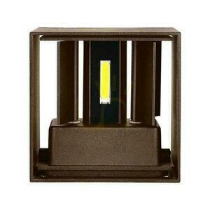 V-TAC 11W LED Wall Luminaire Top Bottom reglabil Bronz Corten Square IP65 VT-759-12 3000K 1360lm 2 V-TAC 11W LED Wall Luminaire Top Bottom reglabil Bronz Corten Square IP65 VT-759-12 3000K 1360lm small 2