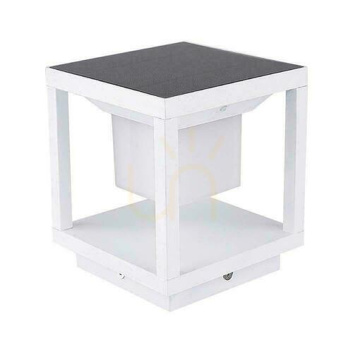 Verifica Garden Pole Solar V-TAC 2W LED senzor de mișcare IP65 alb VT-11022 3000K 90lm 3 ani garanție