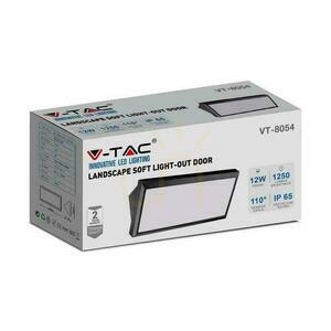 V-TAC 12W LED lamelar de perete negru IP65 VT-8054 4000K 1250lm. small 4