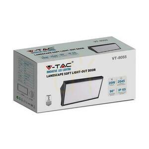 V-TAC 20W LED lamelar de perete negru IP65 VT-8055 6400K 2045lm small 4