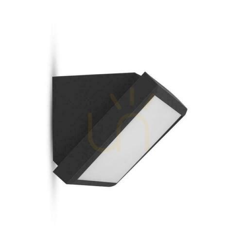 Verifica V-TAC 20W LED lamelar de perete negru IP65 VT-8055 6400K 2045lm