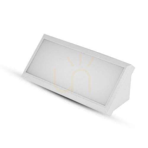 Verifica V-TAC 12W LED Lumina de perete alb IP65 VT-8054 6400K 1250lm.