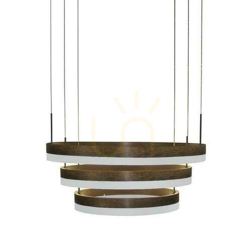 Verifica V-TAC 82W lumina moale candelabru pandantiv LED Luminaire Dimmable cafea VT-82-3D 3000K 4550lm 3 ani garanție