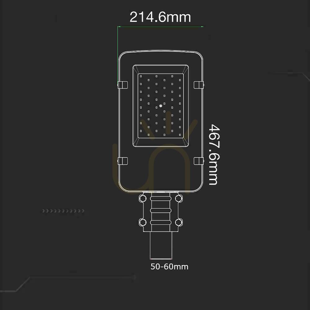 Afişa V-TAC SAMSUNG CHIP 50W VT-50ST 4000K 5000lm LED Street Luminaire 5 ani garanție V-TAC SAMSUNG CHIP 50W VT-50ST 4000K 5000lm LED Street Luminaire 5 ani garanție