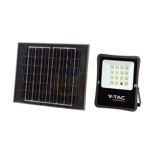 Verifica V-TAC 12W Solar LED proiector telecomandă, AUTO, temporizator IP65 VT-55100 6400K 1200lm