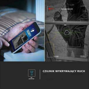 V-TAC WiFi WiFi HD SMART Solar PTZ IR Cameră de exterior Negru VT-11024 small 7
