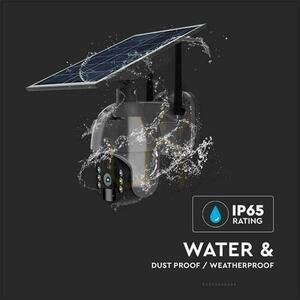 V-TAC WiFi WiFi HD SMART Solar PTZ IR Cameră de exterior Negru VT-11024 small 8
