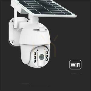 V-TAC WiFi HD SMART Solar PTZ Cameră de exterior IR Alb VT-11024 small 1