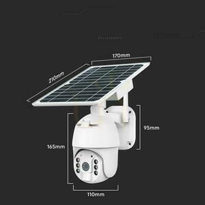V-TAC WiFi HD SMART Solar PTZ Cameră de exterior IR Alb VT-11024 small 3