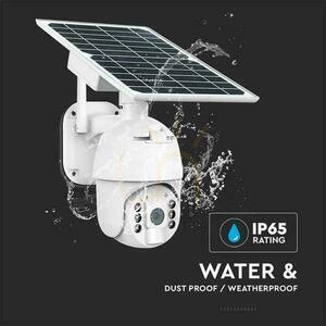 V-TAC WiFi HD SMART Solar PTZ Cameră de exterior IR Alb VT-11024 small 8