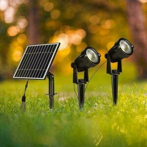 LED V-TAC Solar Driven Garden Ground Luminaire Set 2x1.2W IP65 VT-11031 3000K 90lm 3 ani garanție small 4