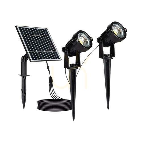 Verifica LED V-TAC Solar Driven Garden Ground Luminaire Set 2x1.2W IP65 VT-11031 3000K 90lm 3 ani garanție