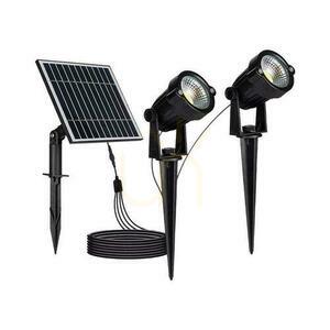 LED V-TAC Solar Driven Garden Ground Luminaire Set 2x1.2W IP65 VT-11031 3000K 90lm 3 ani garanție small 0