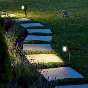 LED V-TAC Solar Driven Garden Ground Luminaire Set 3x1.2W IP65 VT-11032 3000K 50lm 3 ani garanție small 3