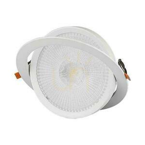 V-TAC LED Downlight SAMSUNG CHIP 10W Reglabil VT-2-10 6400K 1060lm 5 ani garanție. small 1