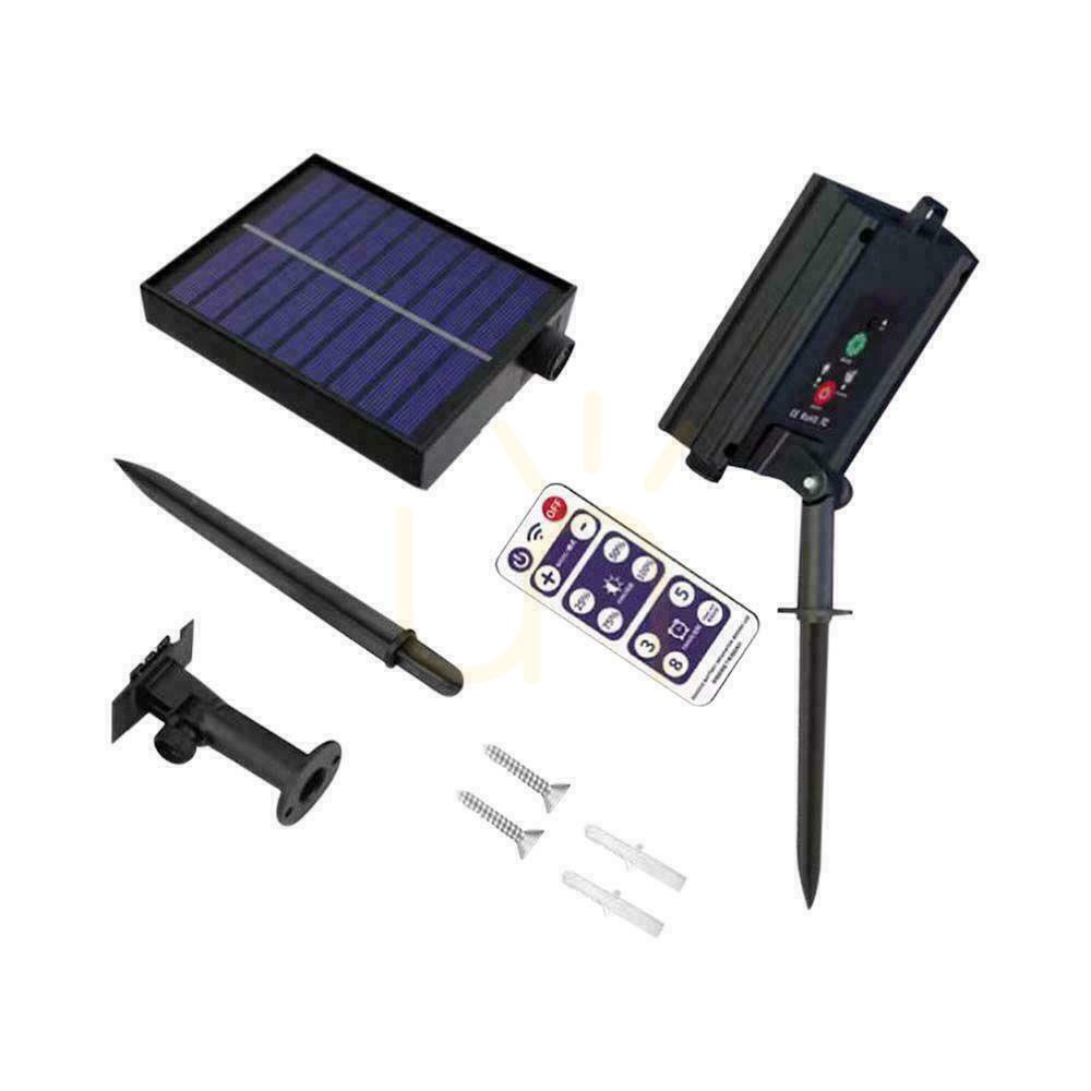 Vedere Solar Garden Girland cu telecomandă V-TAC 12 metri 10 becuri 0.5W IP44 VT-70512 3000K 300lm Solar Garden Girland cu telecomandă V-TAC 12 metri 10 becuri 0.5W IP44 VT-70512 3000K 300lm