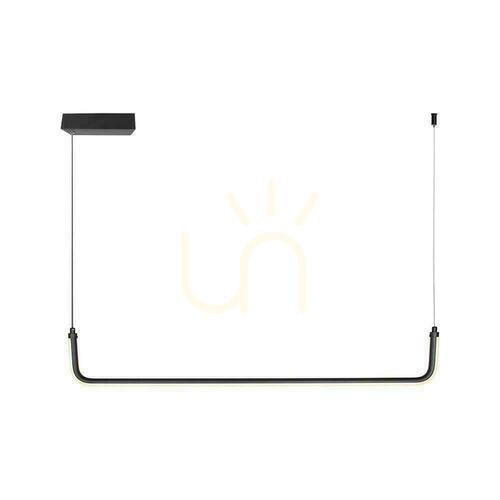 Verifica V-TAC 12W LED pandantiv corp de iluminat negru VT-7769 4000K 1200lm