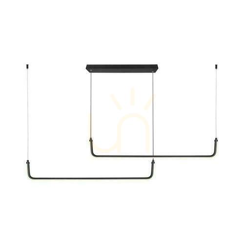 Verifica V-TAC 24W LED pandantiv corp de iluminat negru VT-7770 4000K 2500lm