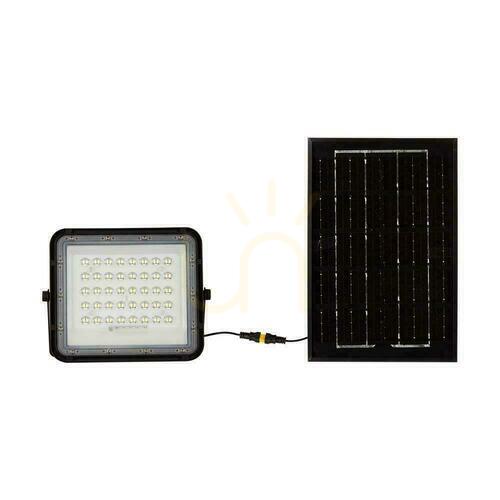 Verifica Proiector LED solar V-TAC VT-40W 6W 4000K 400lm IP65 negru 7822