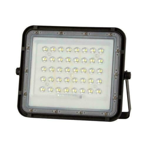 Verifica V-TAC 10W Solar LED proiector telecomandă, AUTO, temporizator, IP65 negru VT-80W 4000K 800lm.