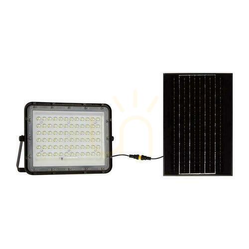 Verifica Proiector solar LED V-TAC VT-120W 15 W, 1200 lm, 4000 K, IP65, telecomandă, negru