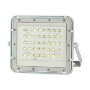 V-TAC 6W Solar LED proiector telecomandă, AUTO, temporizator, IP65 alb VT-40W-W 4000K 400lm. small 1