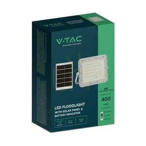 V-TAC 6W Solar LED proiector telecomandă, AUTO, temporizator, IP65 alb VT-40W-W 4000K 400lm. small 3