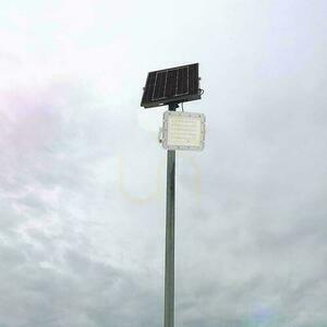 V-TAC 6W Solar LED proiector telecomandă, AUTO, temporizator, IP65 alb VT-40W-W 4000K 400lm. small 6