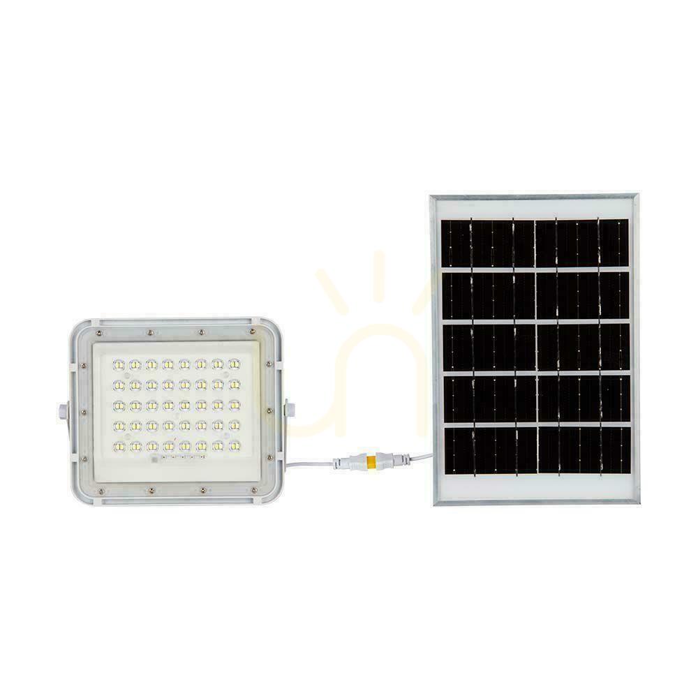 Verifica V-TAC 10W Solar LED proiector telecomandă, AUTO, temporizator, IP65 alb VT-80W-W 6400K 800lm. V-TAC 10W Solar LED proiector telecomandă, AUTO, temporizator, IP65 alb VT-80W-W 6400K 800lm.