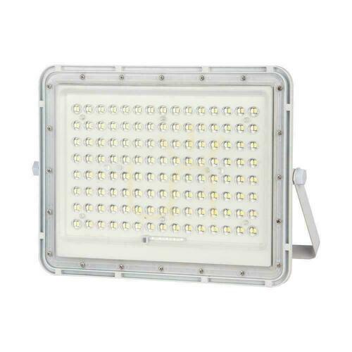 Verifica V-TAC 20W Solar LED proiector telecomandă, AUTO, temporizator, IP65 alb VT-180W-W 4000K 1800lm