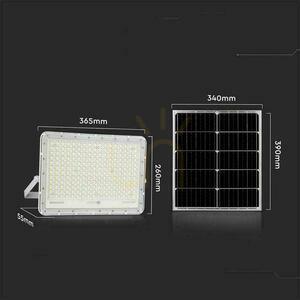 V-TAC 30W Solar LED proiector telecomandă, AUTO, temporizator, IP65 alb VT-240W-W 4000K 2600lm small 4