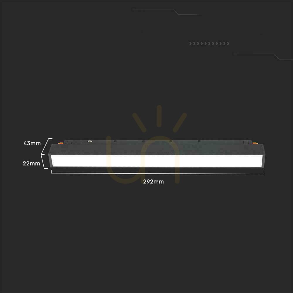 Vedere SMART 48V V-TAC 12W LED CCT 90st SMART WiFi TRACKLIGHT corp de iluminat pentru autobuz Negru VT-3612 2700K-6400K 1200lm 3 ani garanție SMART 48V V-TAC 12W LED CCT 90st SMART WiFi TRACKLIGHT corp de iluminat pentru autobuz Negru VT-3612 2700K-6400K 1200lm 3 ani garanție