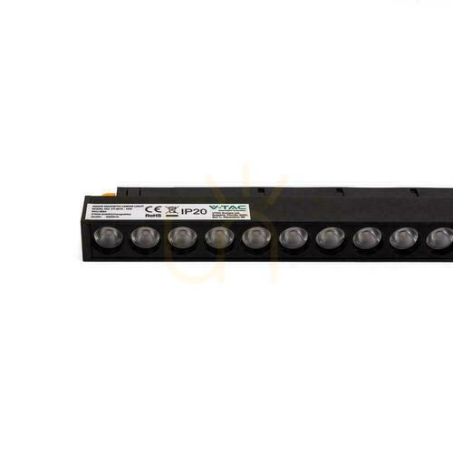 Verifica SMART 48V V-TAC 14W LED CCT 30st SMART WiFi TRACKLIGHT corp de iluminat pentru autobuz Negru VT-3614 2700K-6400K 1300lm 3 ani garanție