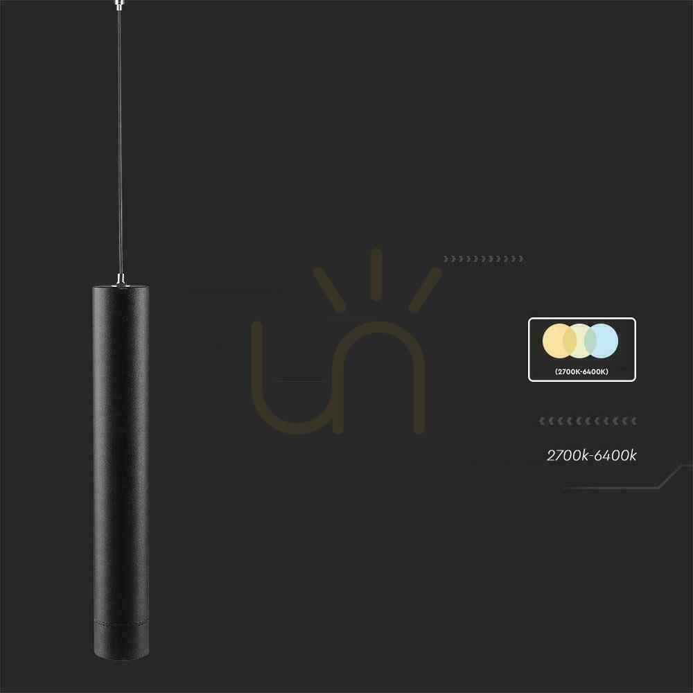 Spectacol SMART 48V V-TAC 8W LED CCT 30st SMART WiFi TRACKLIGHT Proiector Lumina negru VT-908D 2700K-6400K 700lm Garanție de 3 ani SMART 48V V-TAC 8W LED CCT 30st SMART WiFi TRACKLIGHT Proiector Lumina negru VT-908D 2700K-6400K 700lm Garanție de 3 ani