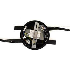 Plafonieră LED V-TAC VT-7788 neagră 12W 1280lm 3000K două bare răsucite 94,5 cm small 3