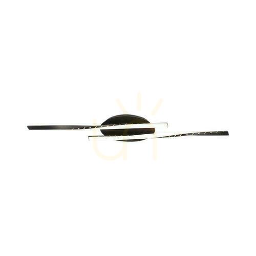 Verifica Plafonieră LED V-TAC VT-7788 neagră 12W 1280lm 3000K două bare răsucite 94,5 cm