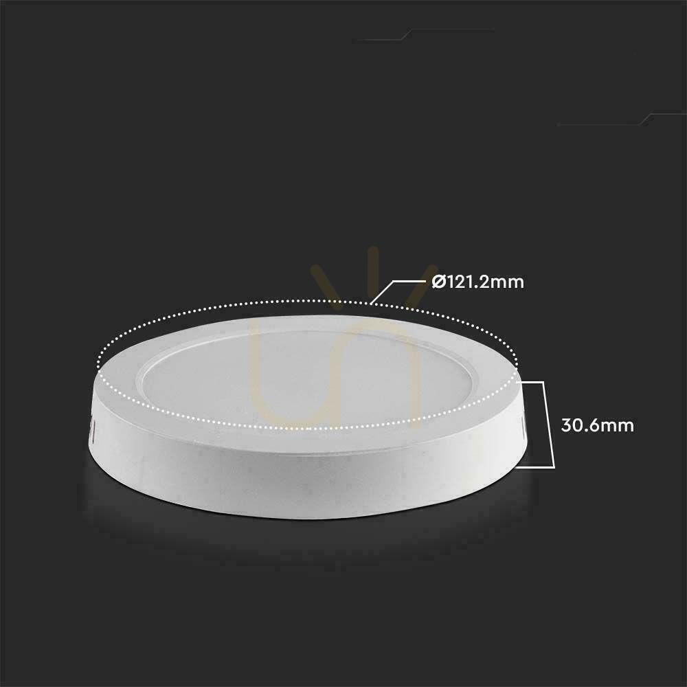 previzualizare V-TAC Montat la suprafață LED Panel Premium Downlight 6W Round fi120 VT-60006 6500K 660lm. V-TAC Montat la suprafață LED Panel Premium Downlight 6W Round fi120 VT-60006 6500K 660lm.